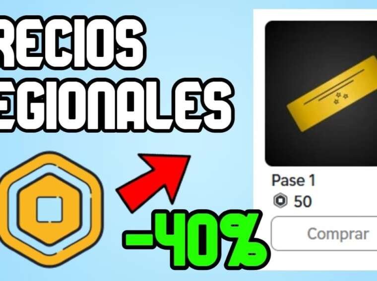 Precios regionales Roblox