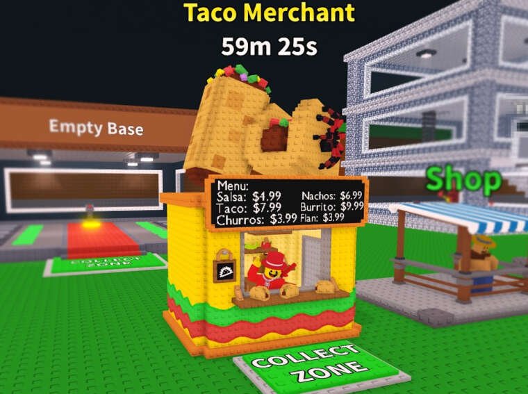 Taco Merchant en Roba un Brainrot